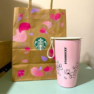 Limited Edition JAPAN Sakura 2023 Starbucks Tumbler Mug Pink Cherry Blossom
